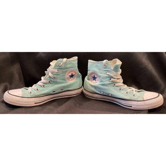 Converse Chuck Taylor All Star High Tops Cyber Teal Sizes W 7 M 5 Great Con. - Picture 1 of 9